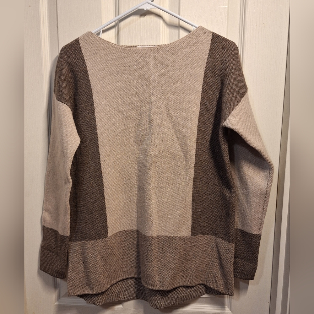 Vince Colorblock Wool Cashmere Sweater XS